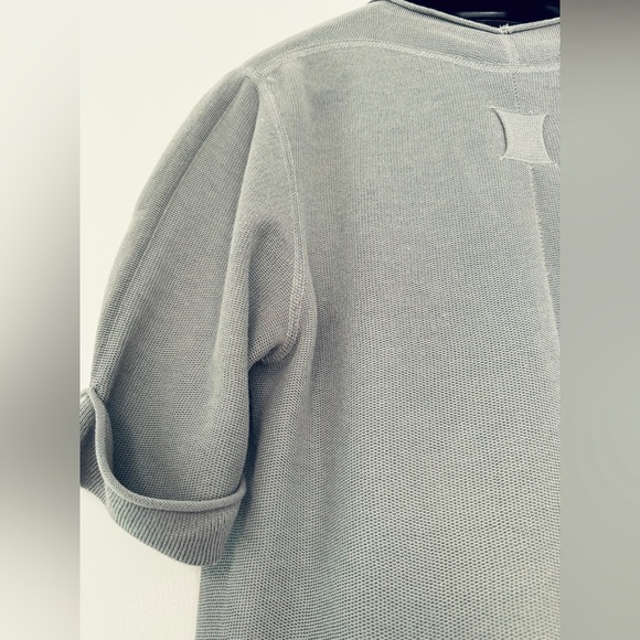 Hannes Roether Knit Top in Platinum Grey. Size S - Picture 5 of 12